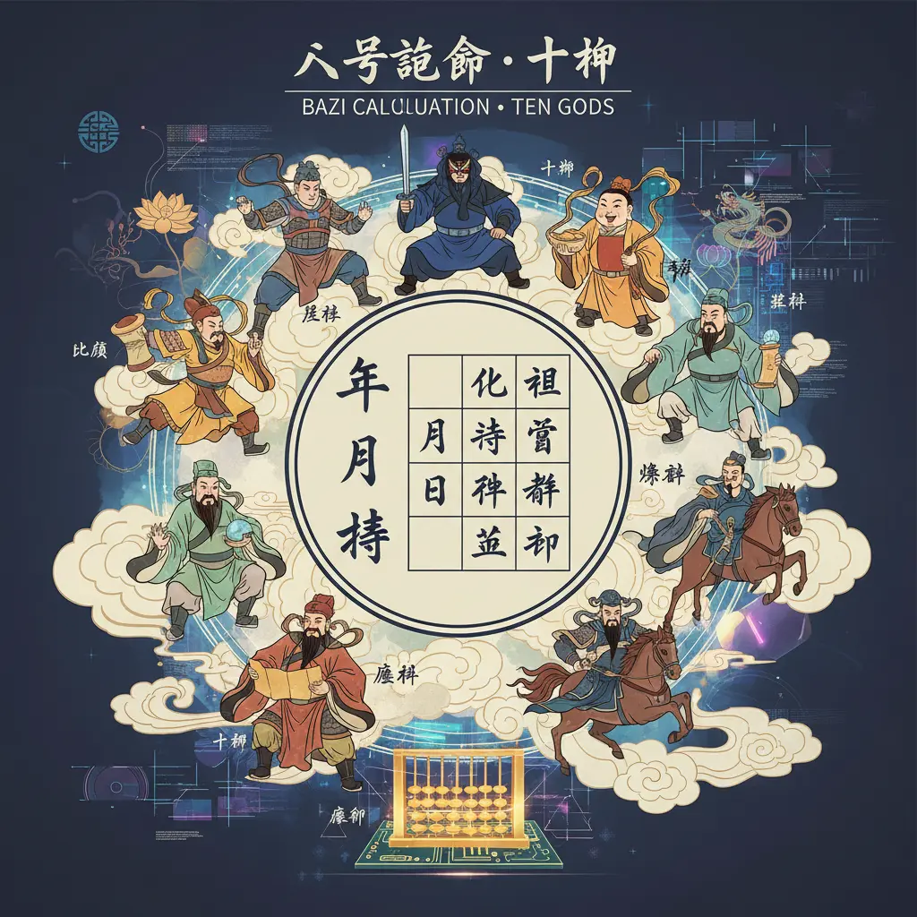 八字計算 - 十神