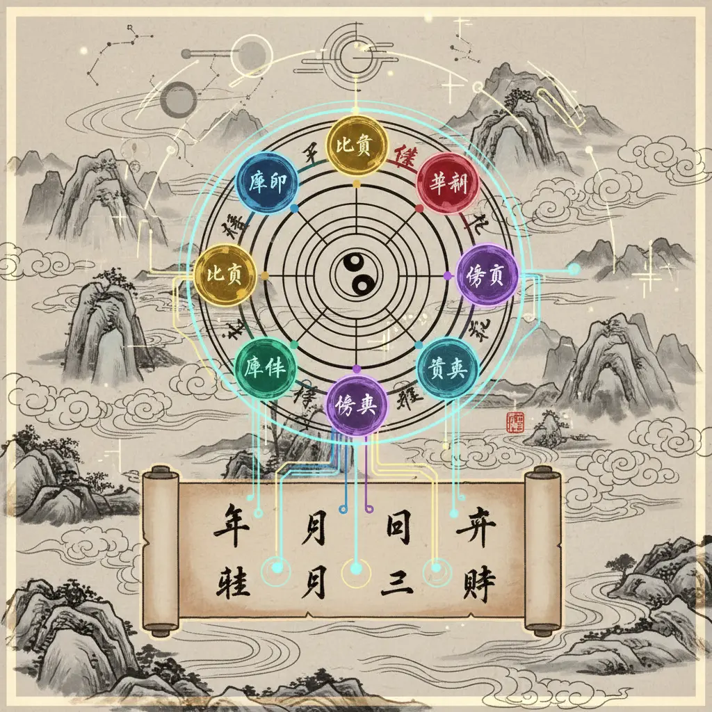 八字命盘 - 十神