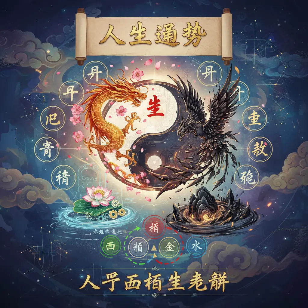 八字五行生剋賦 - 人生運勢