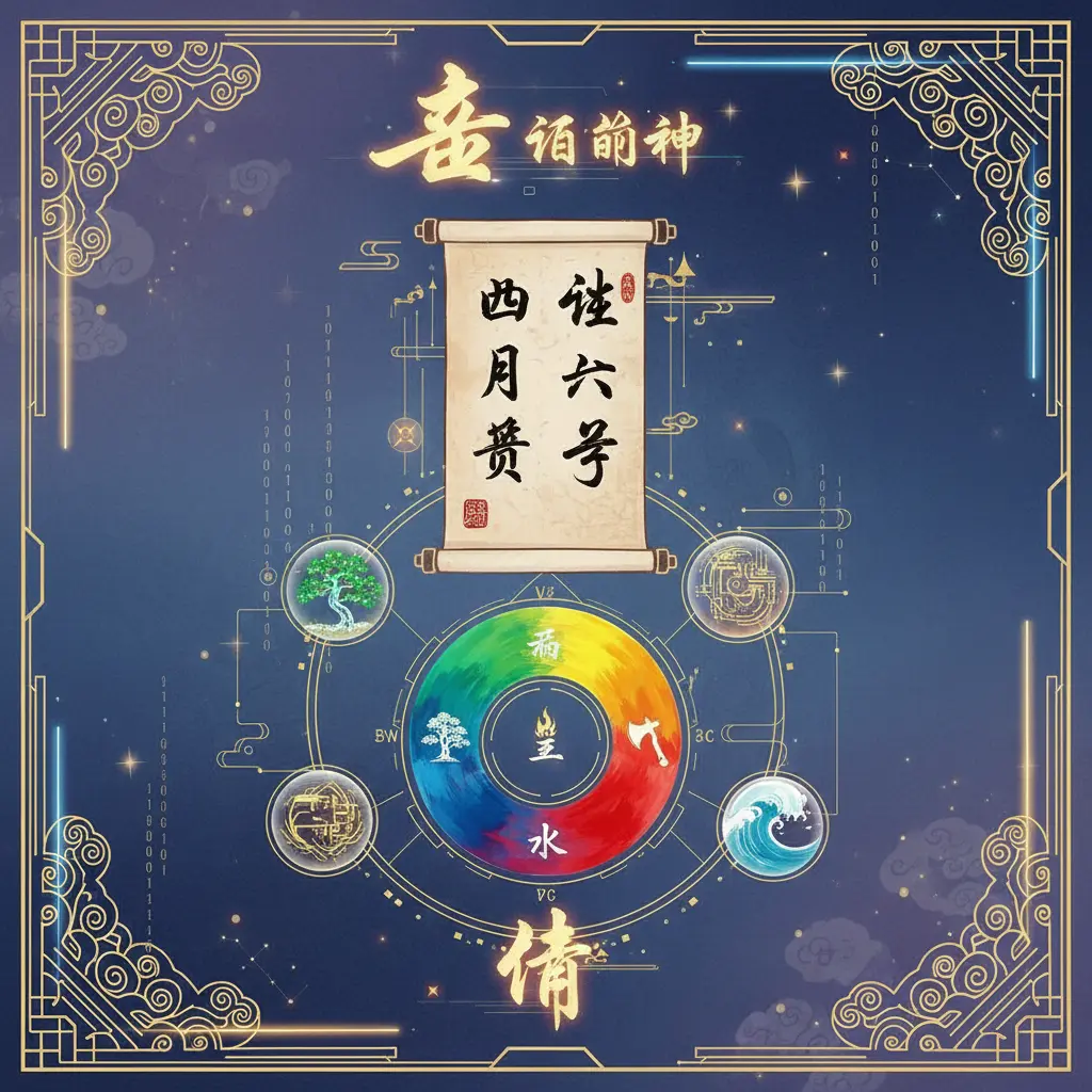 五行喜用神 - 四柱八字