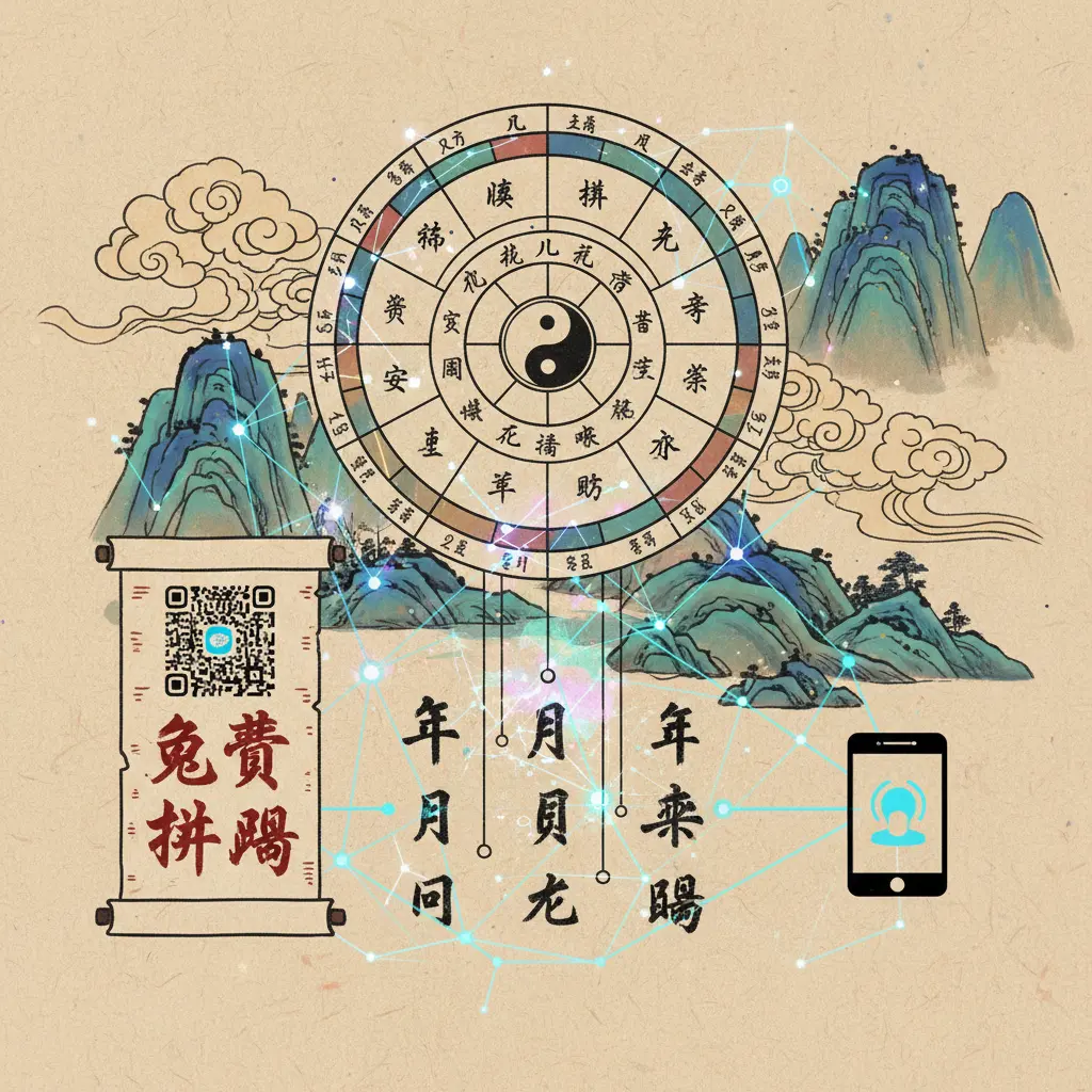 免費排盤 - 八字排盤