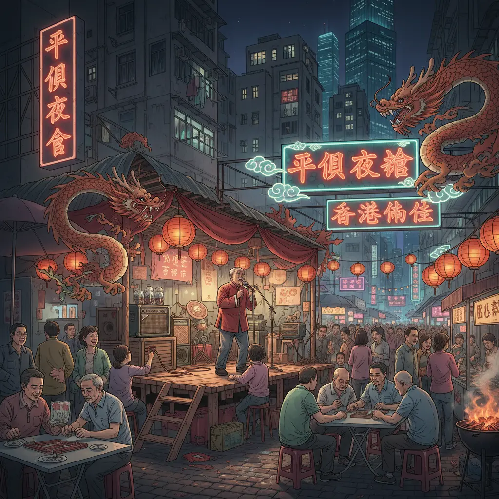 香港廟街文化 - 平民夜總會