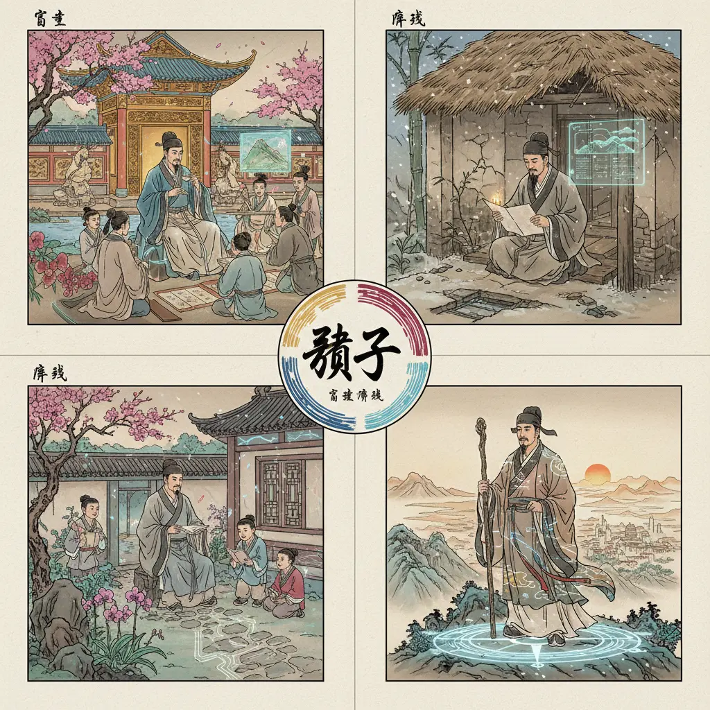 富貴貧賤 - 君子