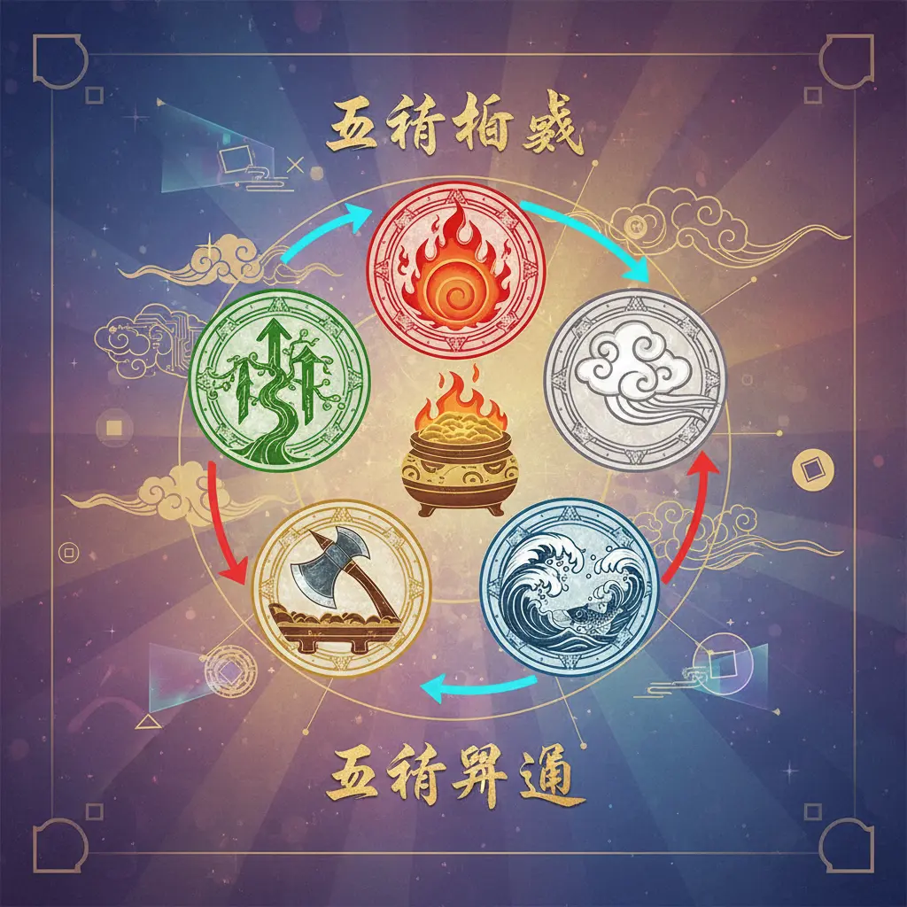 五行開運 - 五行相剋