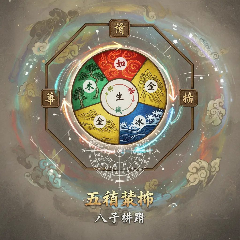 八字排盤 - 五行結構
