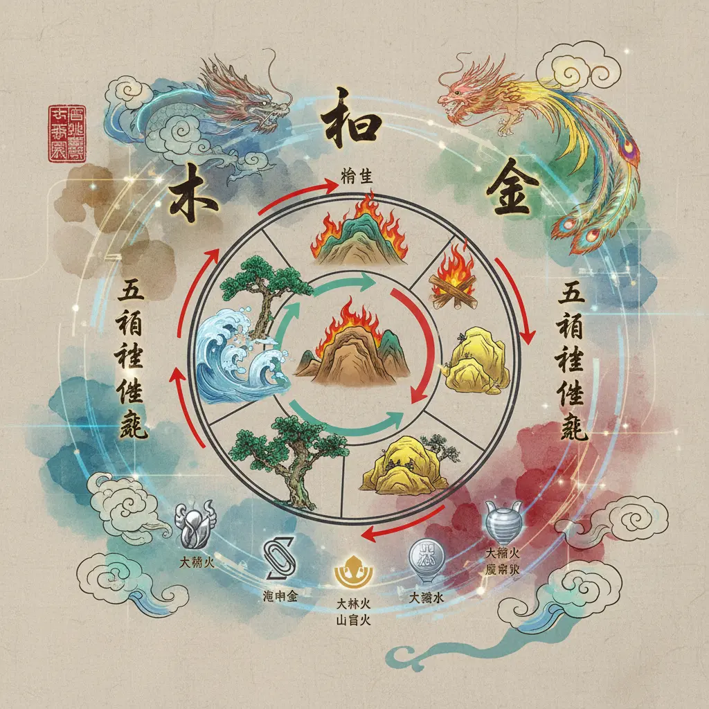 納音五行 - 五行相生相剋