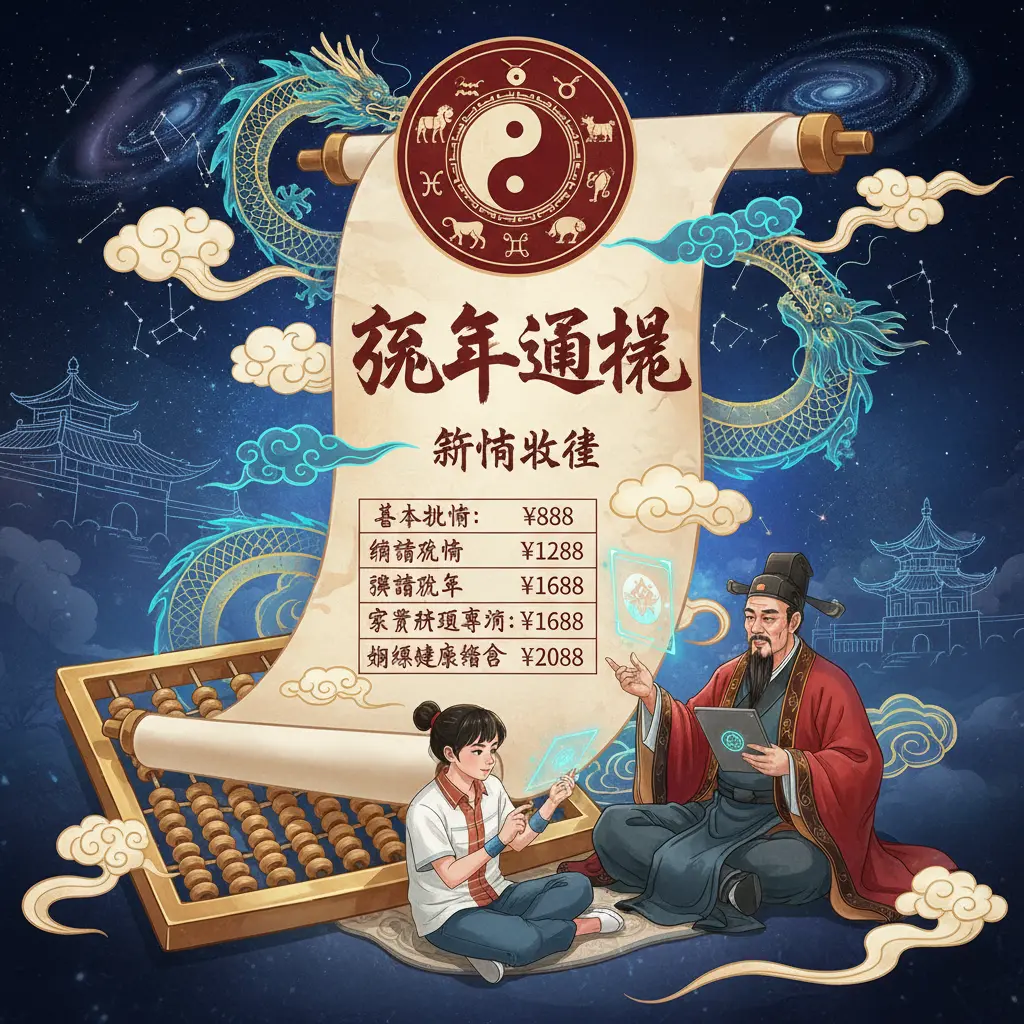 算命收費 - 流年運程