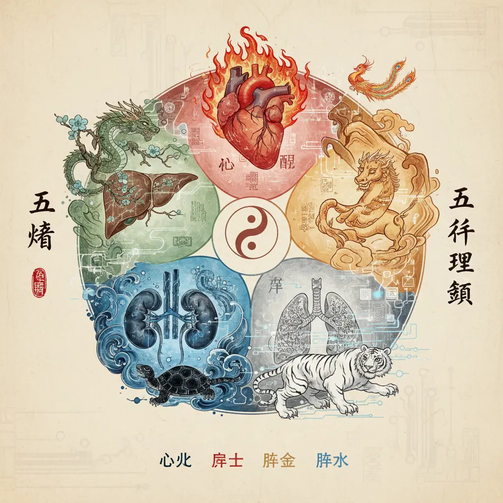 五行理論 - 五臟