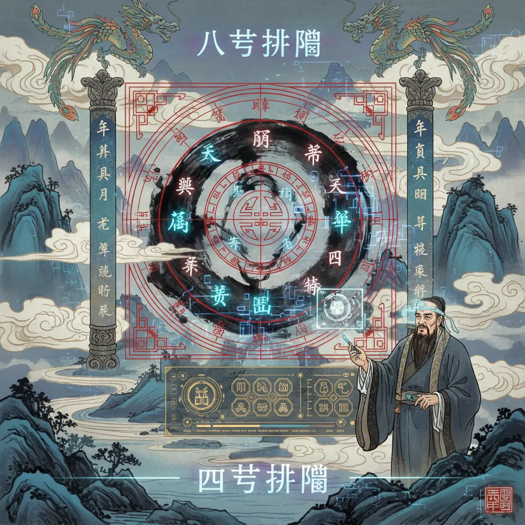 四柱命盤 - 八字排盤