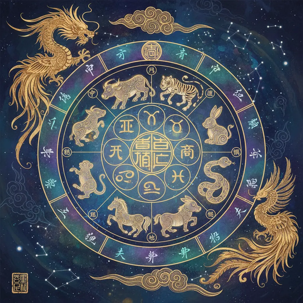 天干地支 - 黃道十二宮