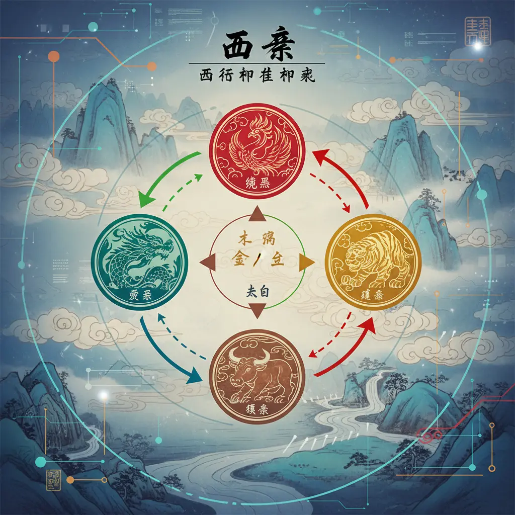 五行相生相剋 - 五星