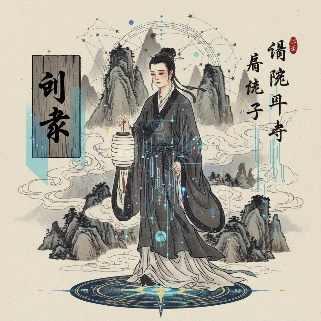 盲派八字 - 弔客