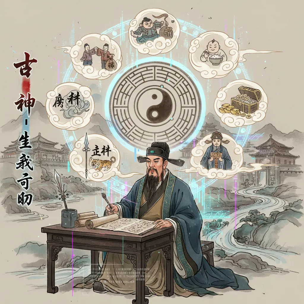 生辰八字占卜 - 十神