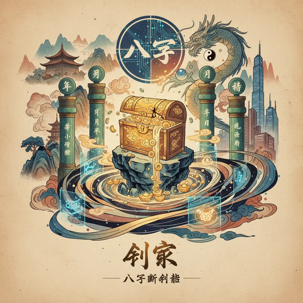 八字斷財富 - 財庫